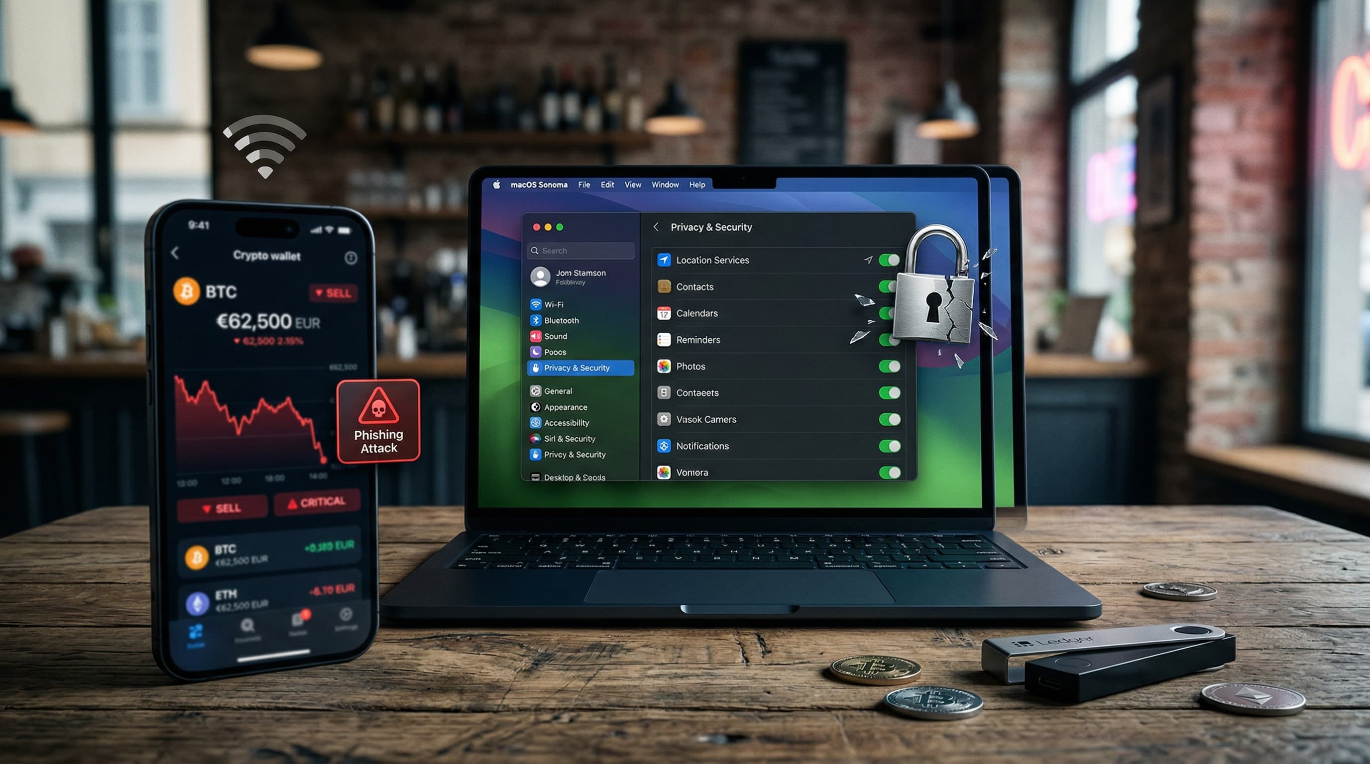 Vulnerabilità privacy macOS Sonoma 14.4 espone portafogli crypto