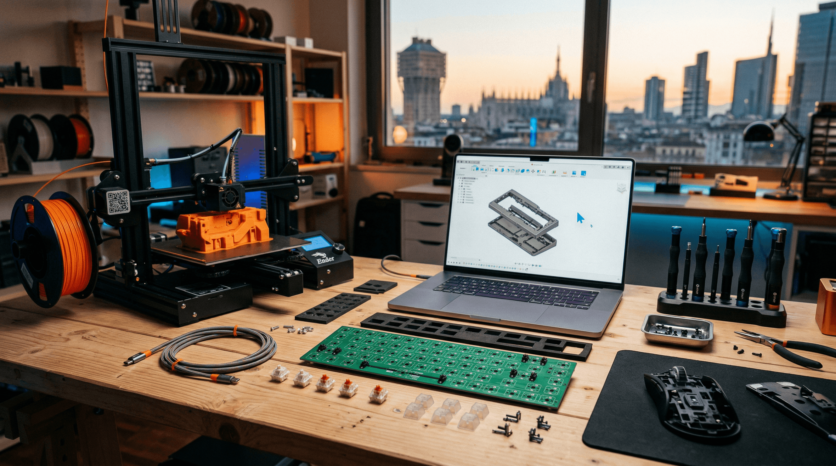 File design open-source Keychron su GitHub per tastiere