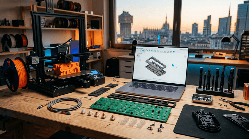 File design open-source Keychron su GitHub per tastiere