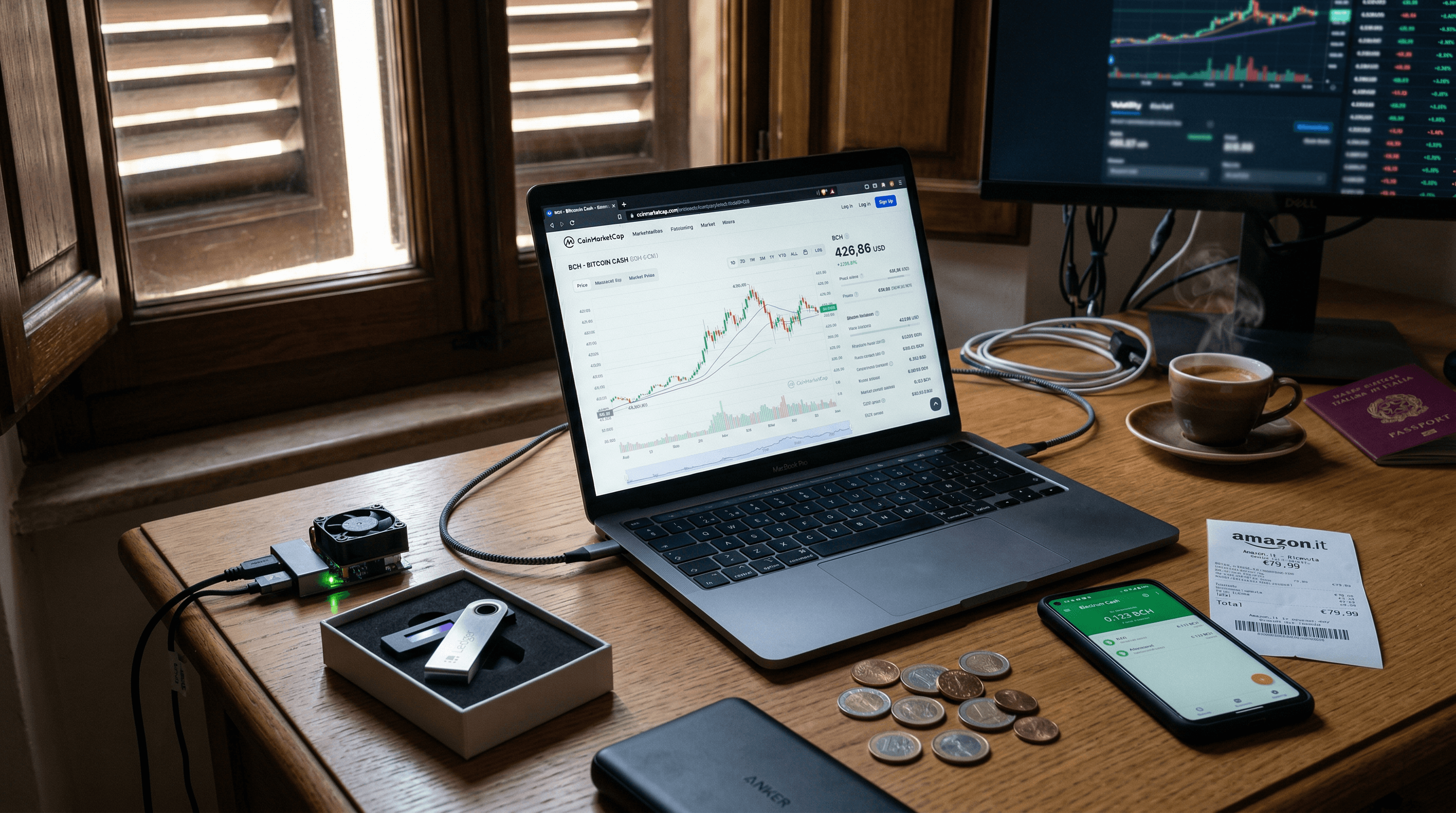 Bitcoin Cash BCH Cala del 3,9% a 426,86 USD il 12 Ottobre 2024