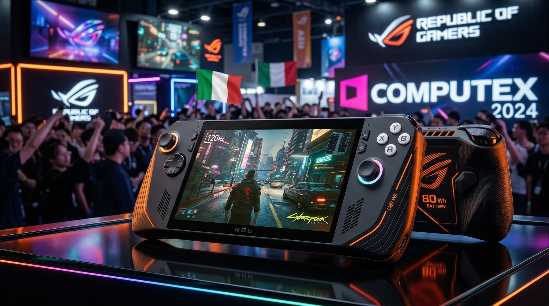 ASUS ROG Ally X: il gaming portatile si evolve a Computex 2024
