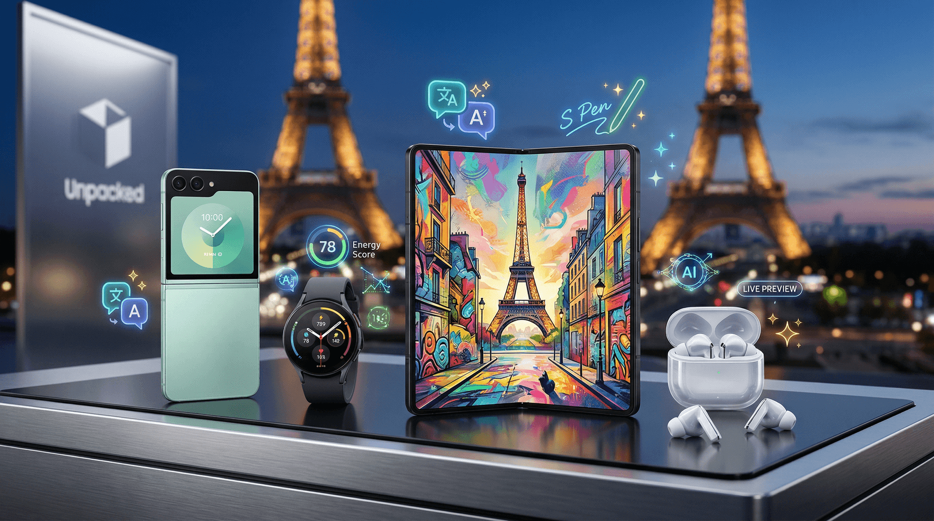 Samsung Unpacked 2024: Galaxy AI sui nuovi foldable e wearable
