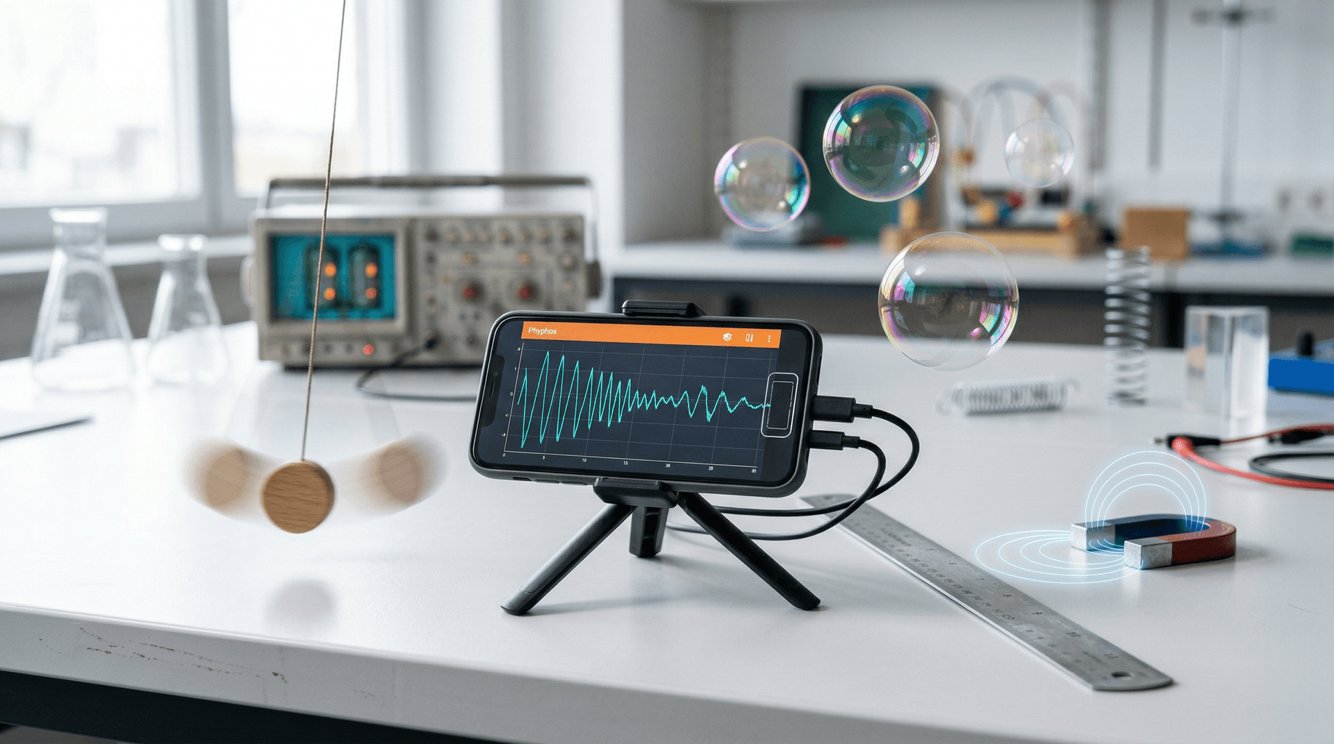 Phyphox esperimenti smartphone: 50 test fisici gratis con 18 sensori RWTH