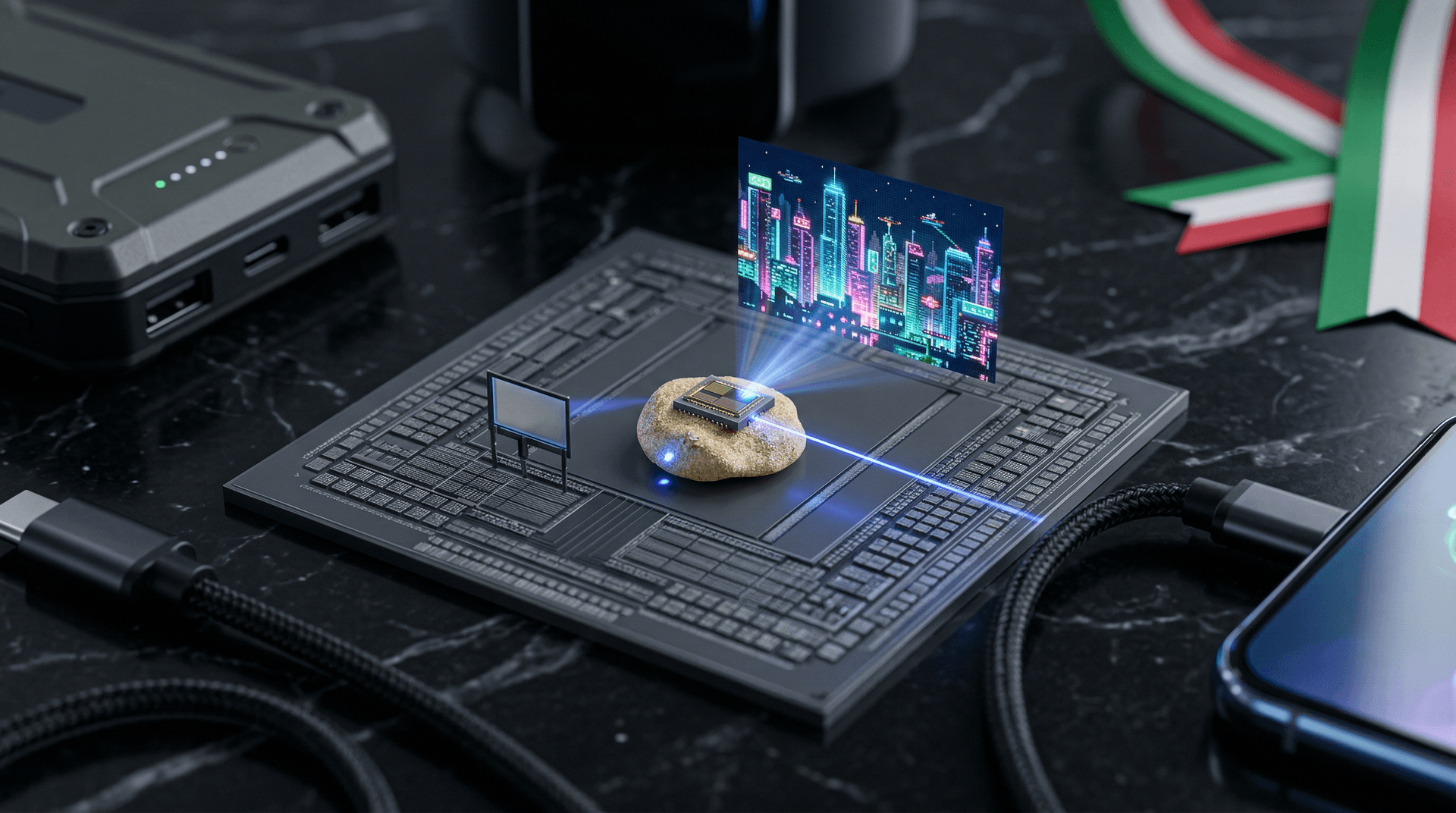 Chip MEMS Array Himax Proietta Video da 0.5 mm