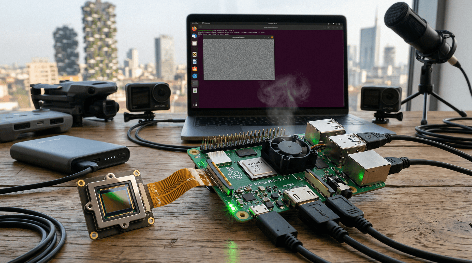 Supporto camera RK3588 in Linux 6.12: 8K@30fps su Rock 5B