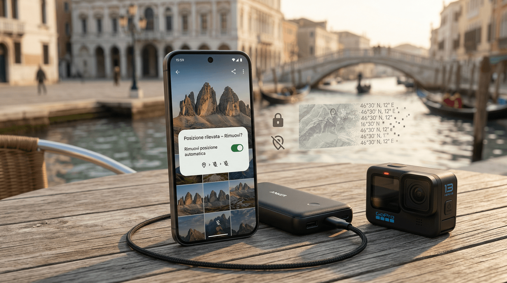 Android privacy foto: blocca GPS EXIF su 2 miliardi dispositivi