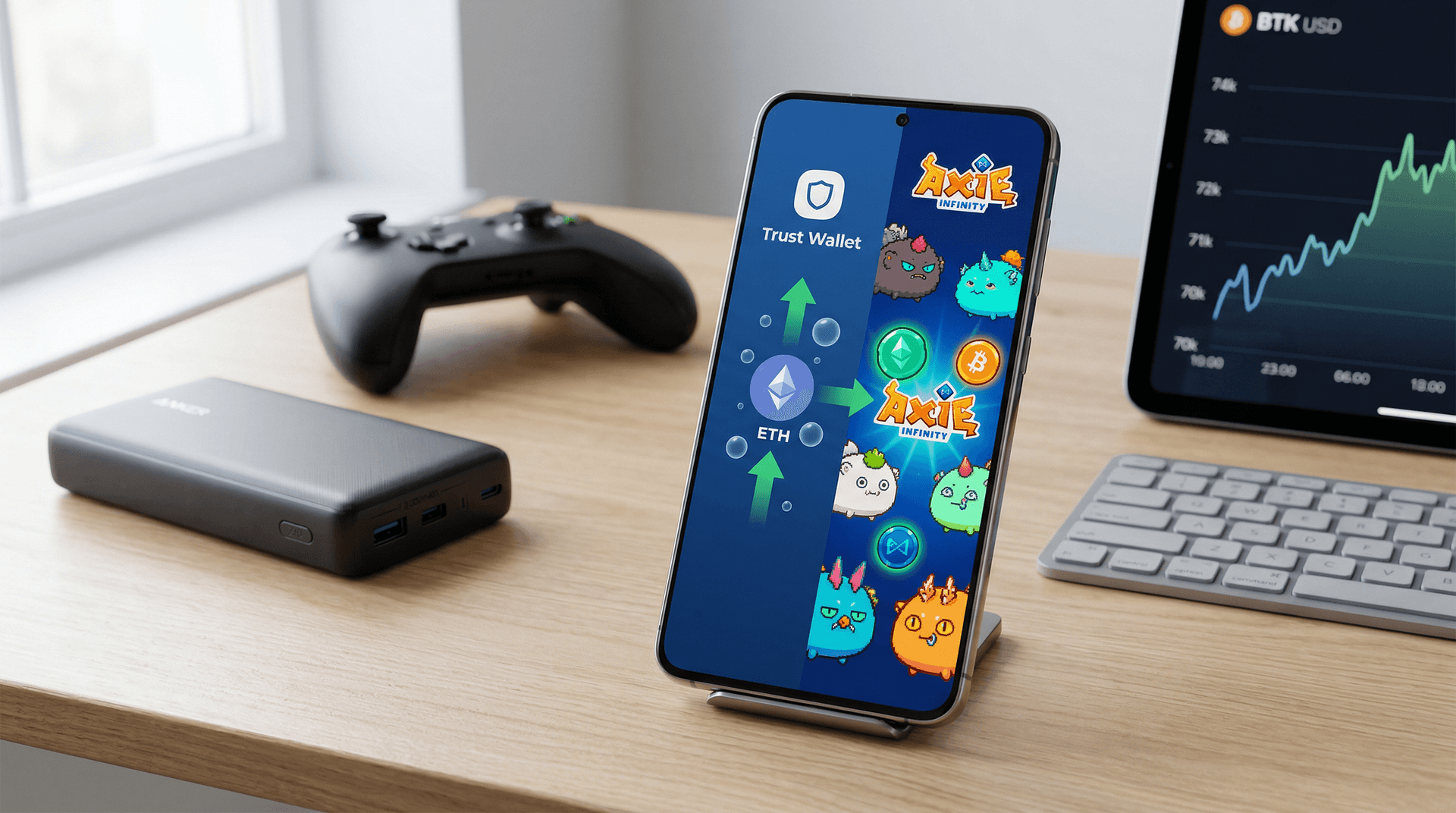 Guida Finanziare Wallet Gaming Crypto: 5 Passi Mobile con BTC a 74.359 USD