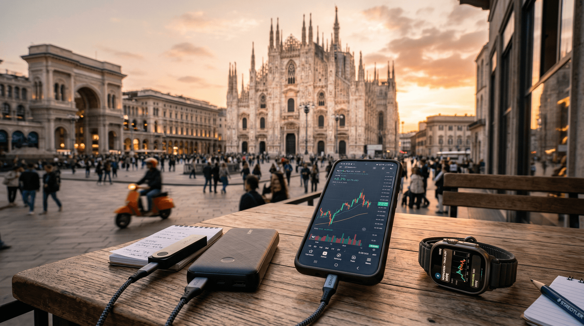 Hyperliquid HYPE +8,3% a 44,75 USD: Boom Wallet Mobili Italia