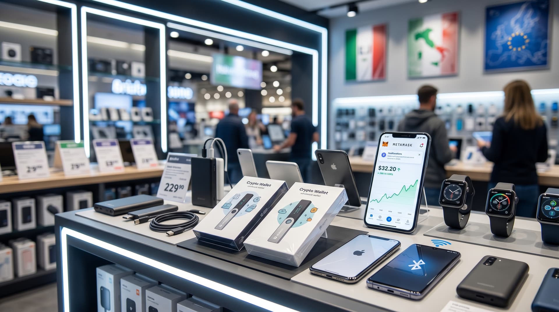 Ethereum Surge 7,3%: $2.368 Boom Portafogli Hardware Italia