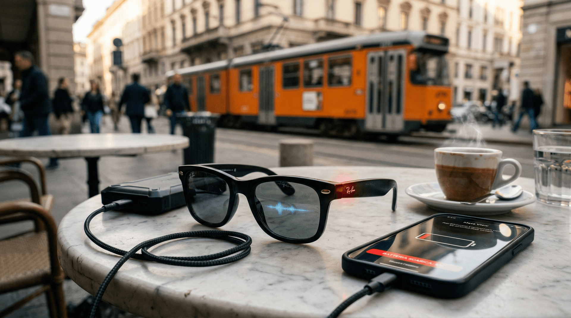 Occhiali AI Smart Ray-Ban: Batteria 90 Min, Fear 21 e BTC +5.6%