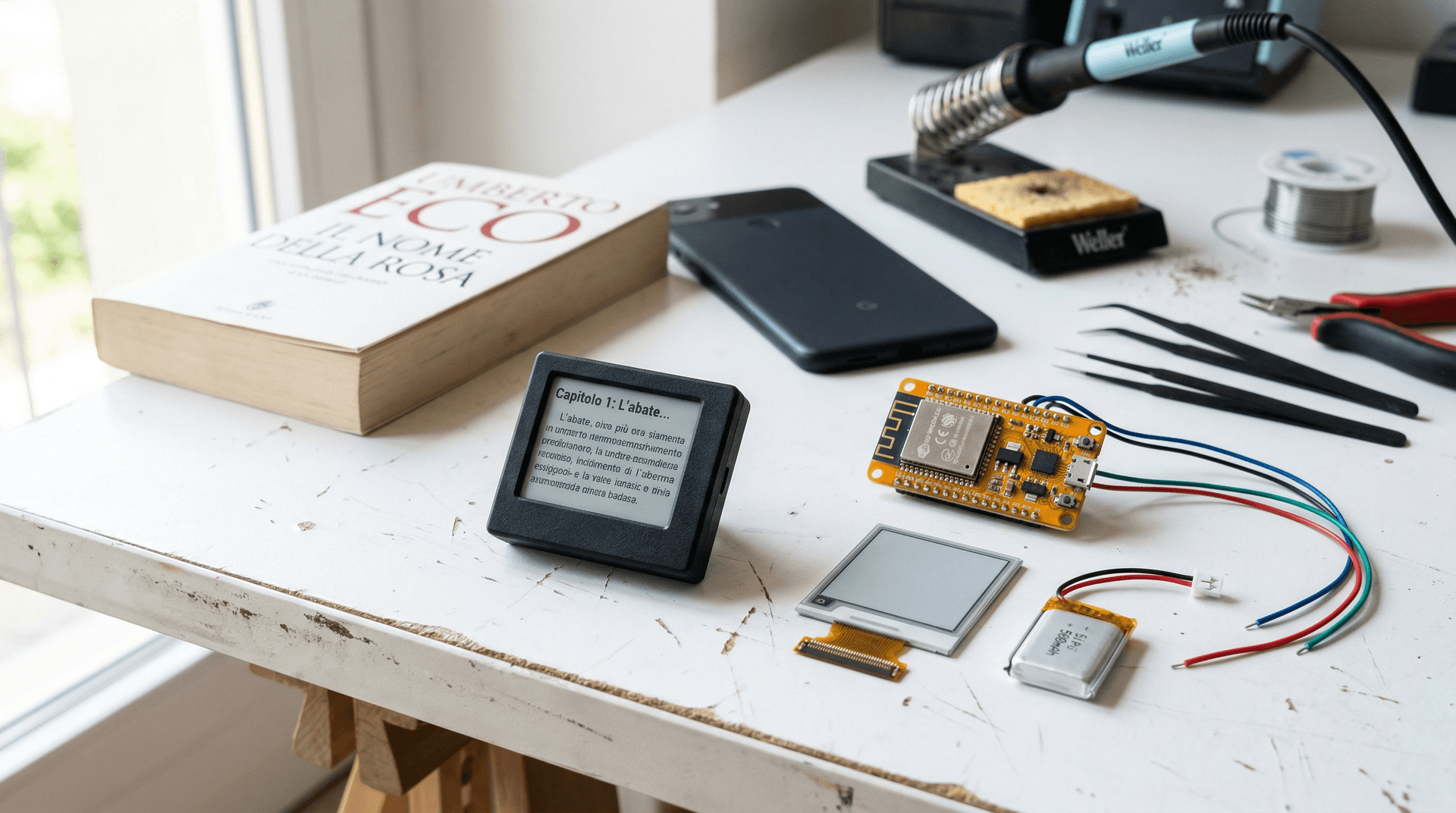 E-reader più piccolo: DIY 4x3 cm a soli 35 EUR su Amazon.it