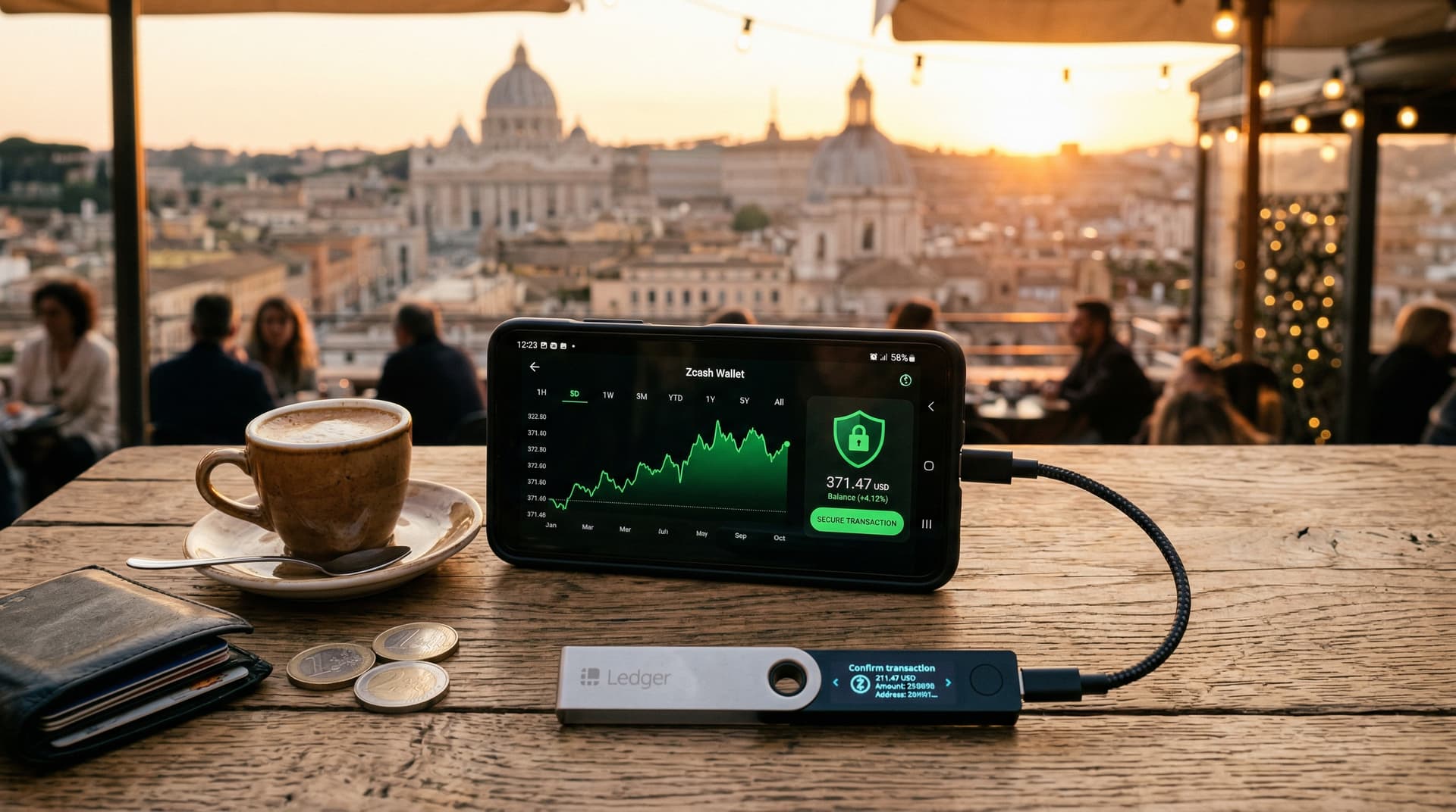 Zcash ZEC balza oggi del 16,6% a 371,47 USD