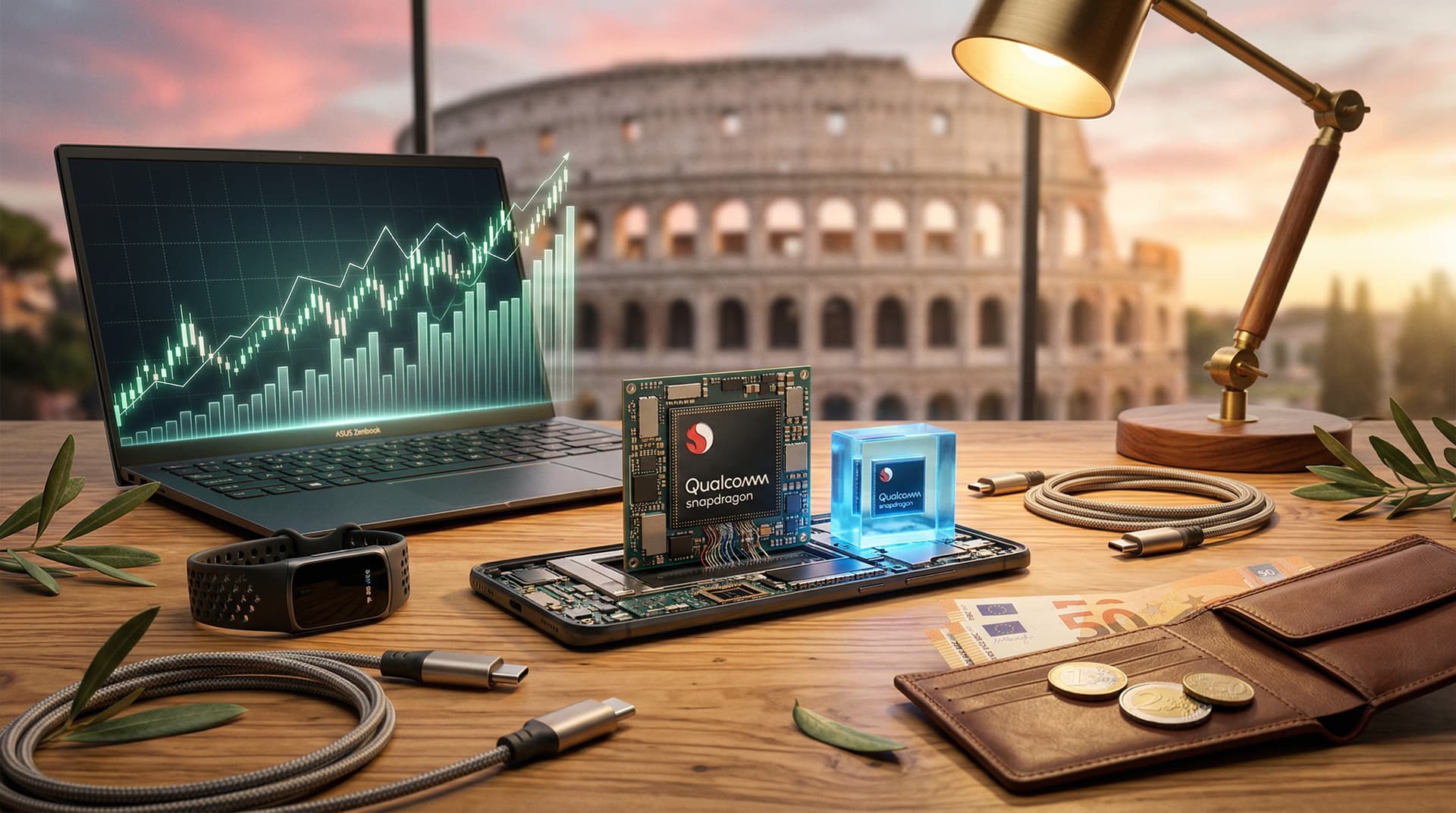 Azioni AI pensionati: Qualcomm domina edge gadget