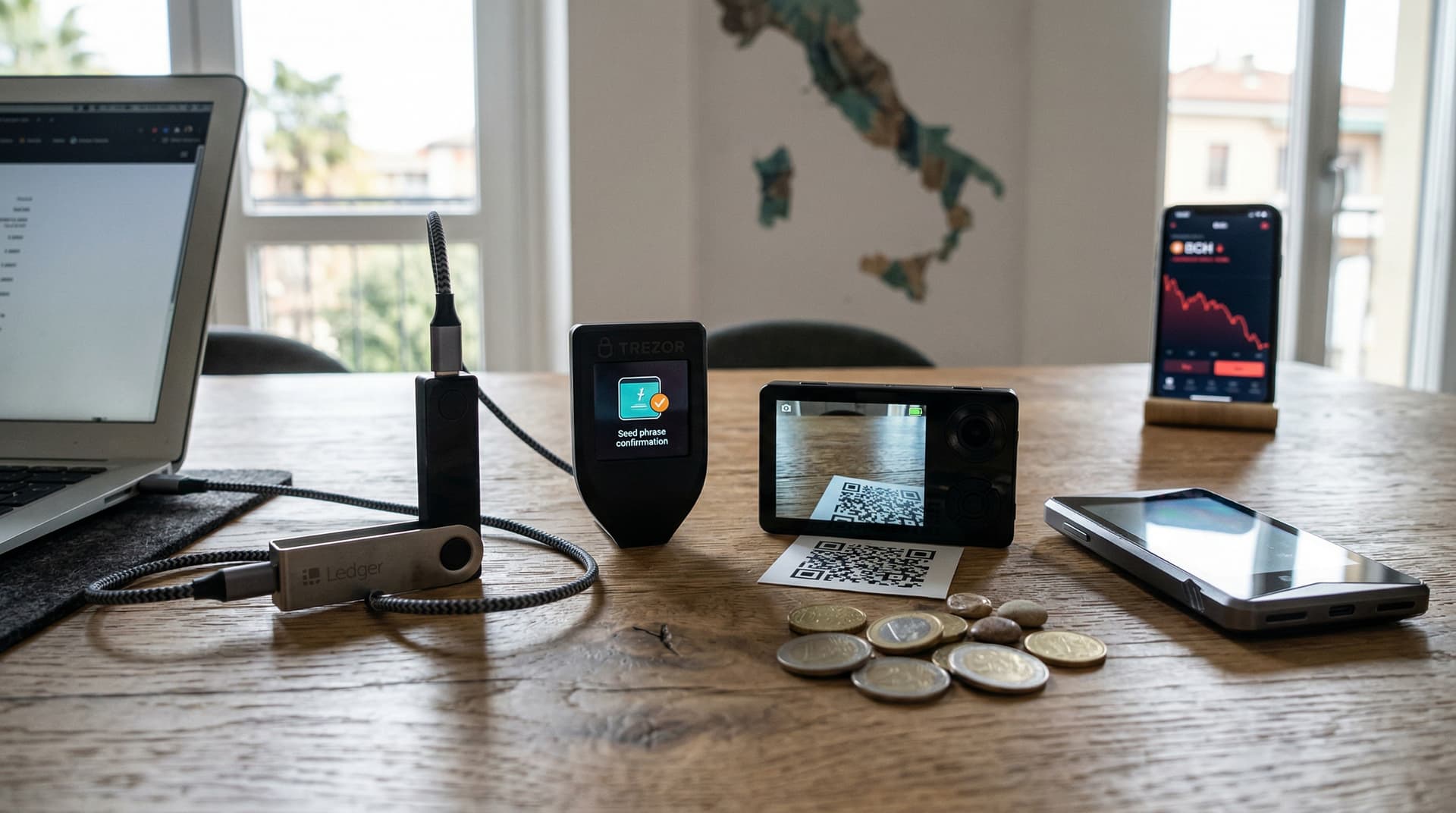 Portafogli Portatili Crypto in Boom: BCH Cala a 425 USD